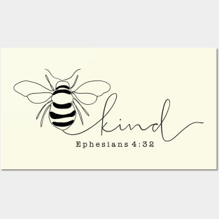 Bee Kind Posters and Art